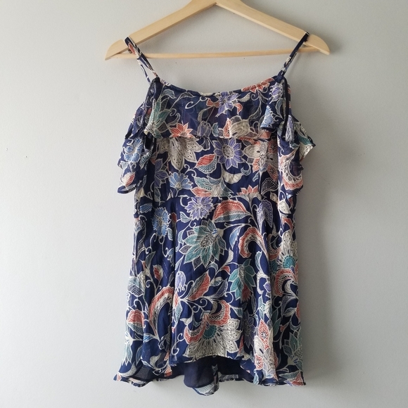 Anthropologie Maeve Mariposa Ruffled Top 2 - Picture 12 of 13